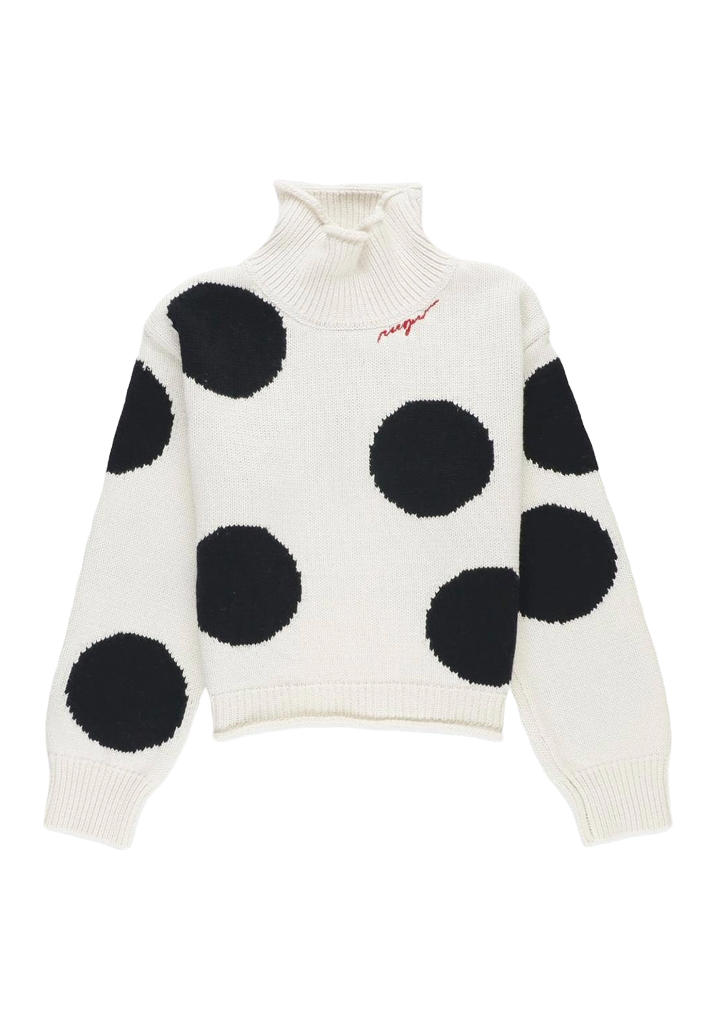 Cremefarbener Pullover für Mädchen