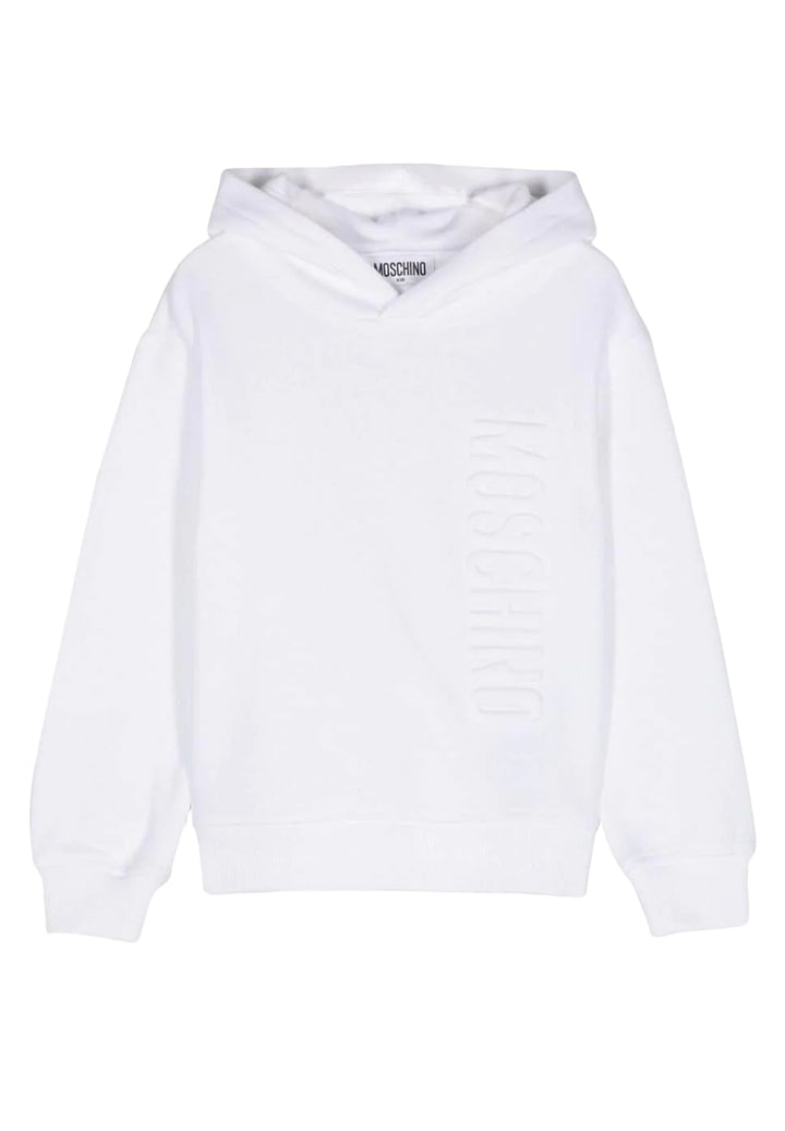 Weißes Kapuzensweatshirt für Jungen