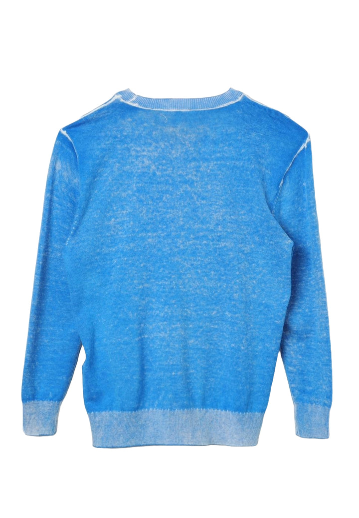 Blauer Pullover für Baby Jungen