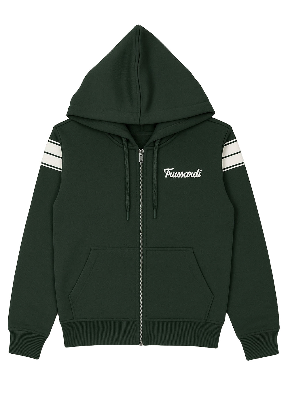 Felpa cappuccio verde per neonato