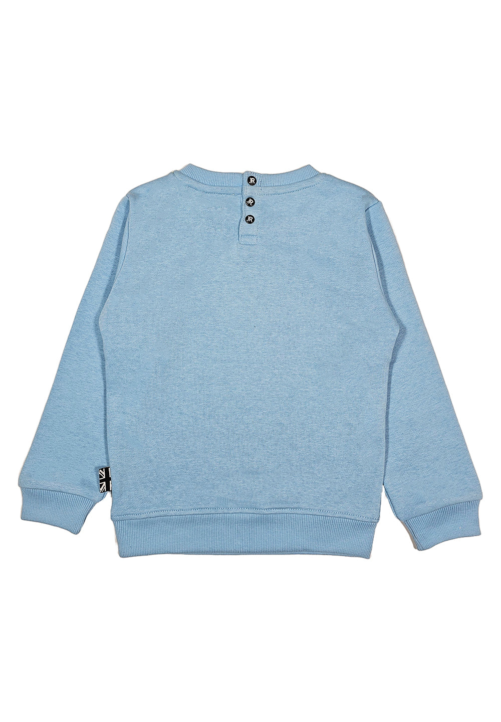 Hellblaues Rundhals-Sweatshirt für Neugeborene