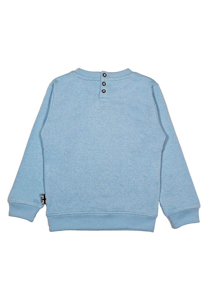 Hellblaues Rundhals-Sweatshirt für Neugeborene