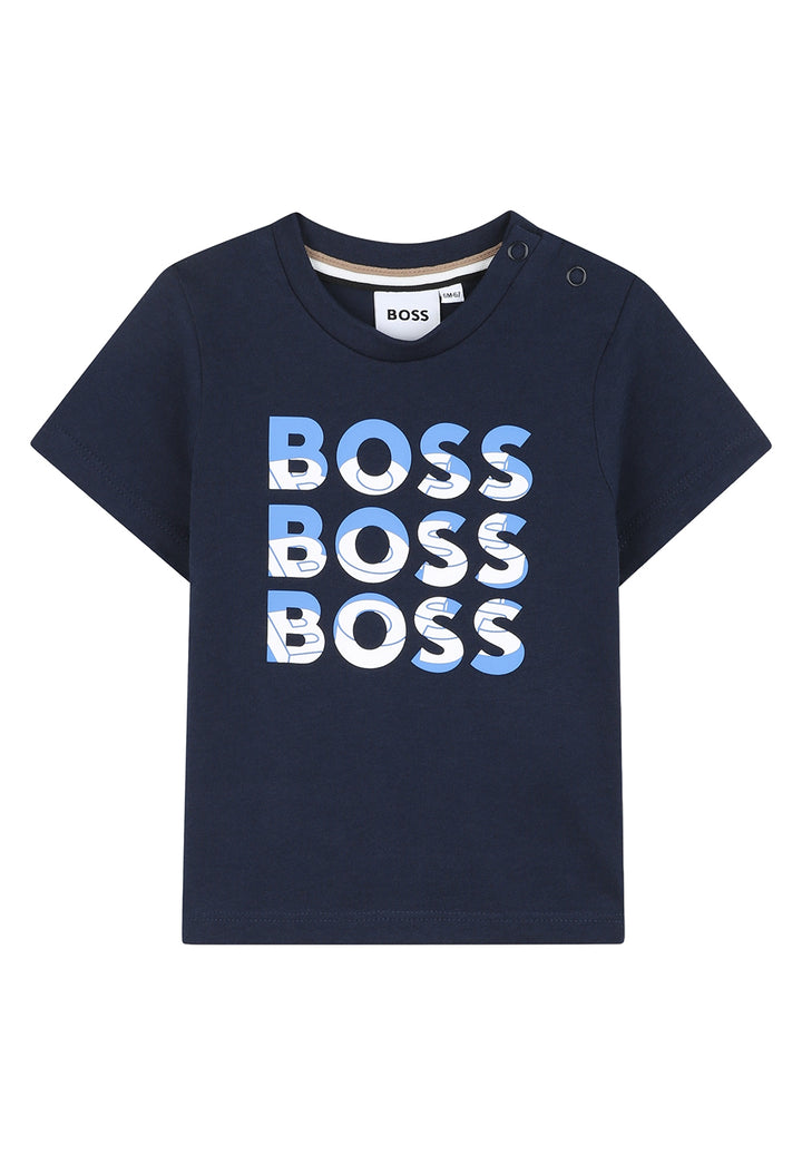 T-shirt bleu marine pour nouveau-nés