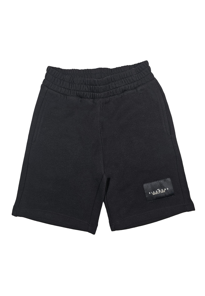 Bermuda felpa nero per bambino