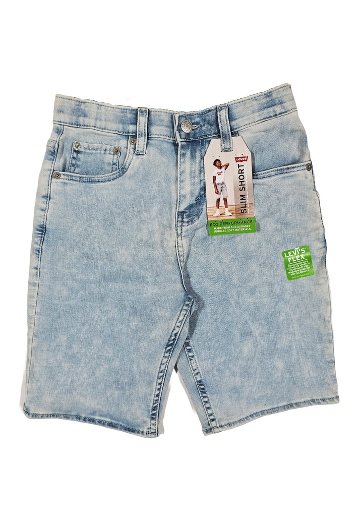 Bermuda blu denim chiaro per bambino