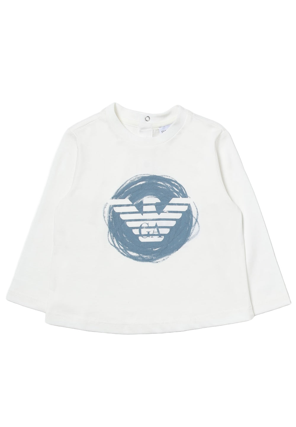 T-shirt bianca per neonato