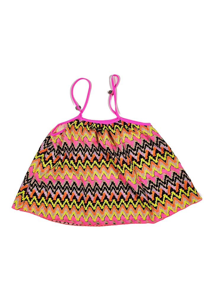 Canotta multicolor per bambina