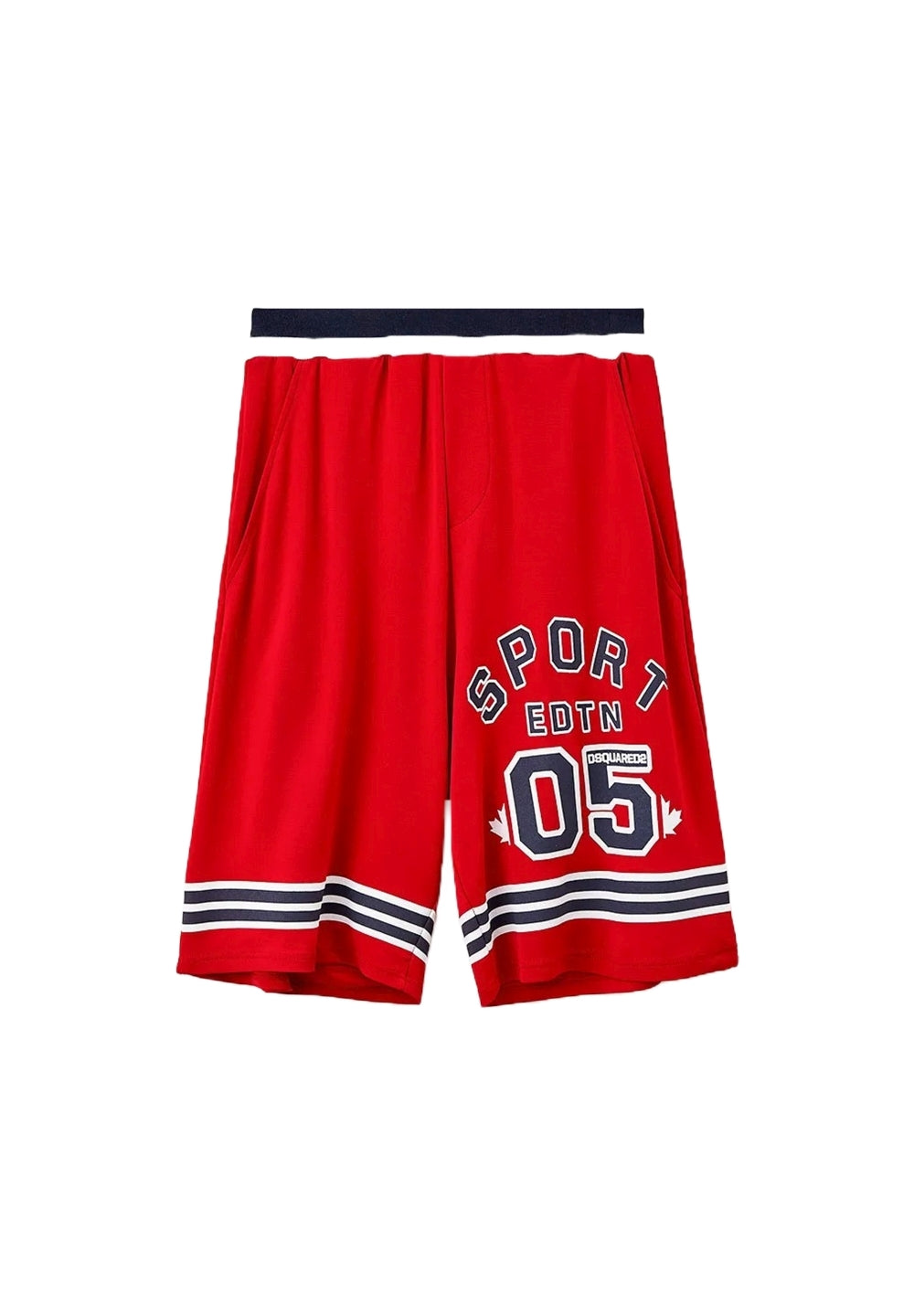 Bermuda felpa rosso per bambino - Primamoda kids