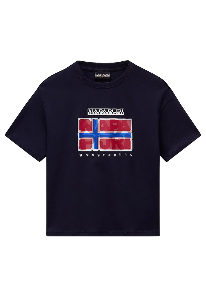 Marineblaues T-Shirt für Jungen