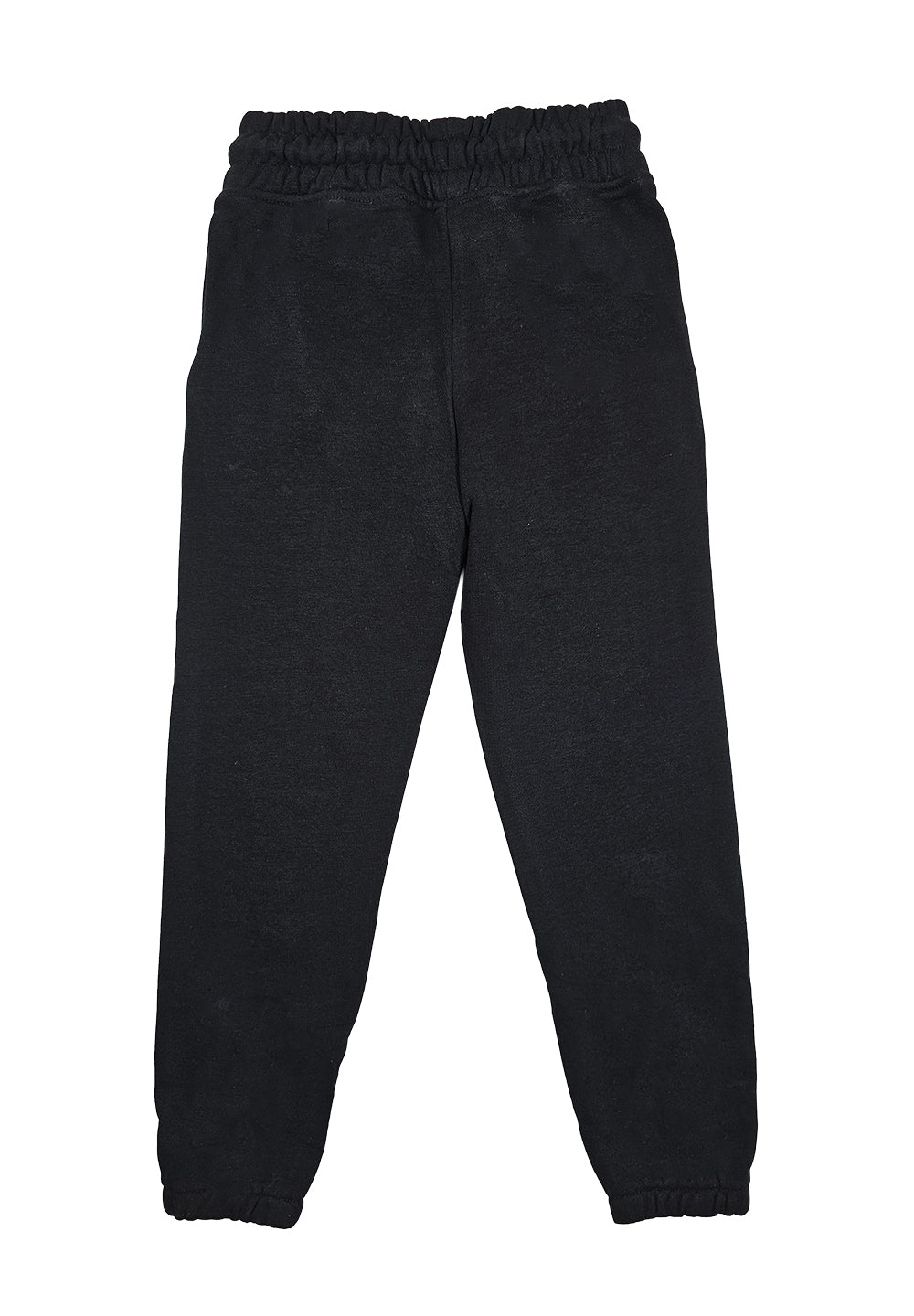 Pantalone felpa nero per bambina