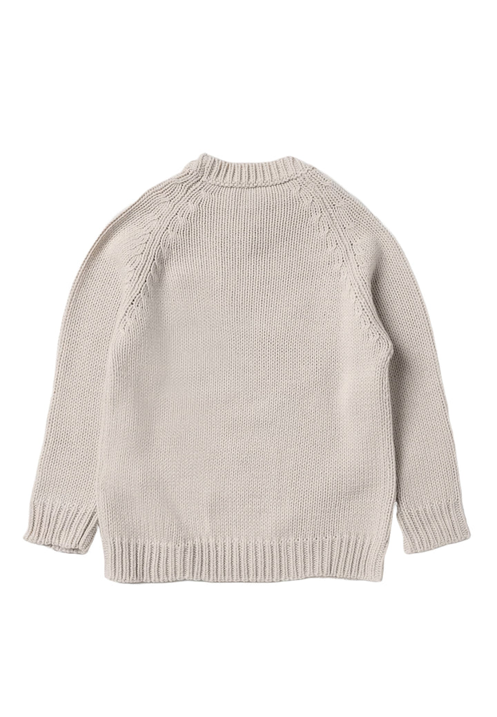Beigefarbener Pullover für Jungen