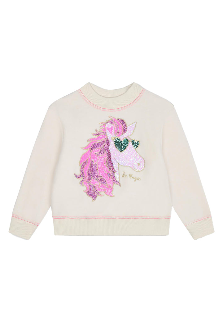 Pull beige pour fille