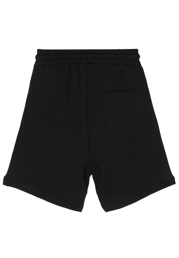 Bermuda felpa nero per bambino