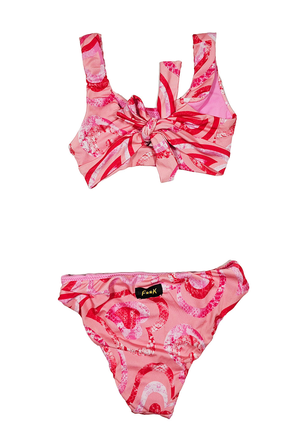 Costume bikini rosa per bambina