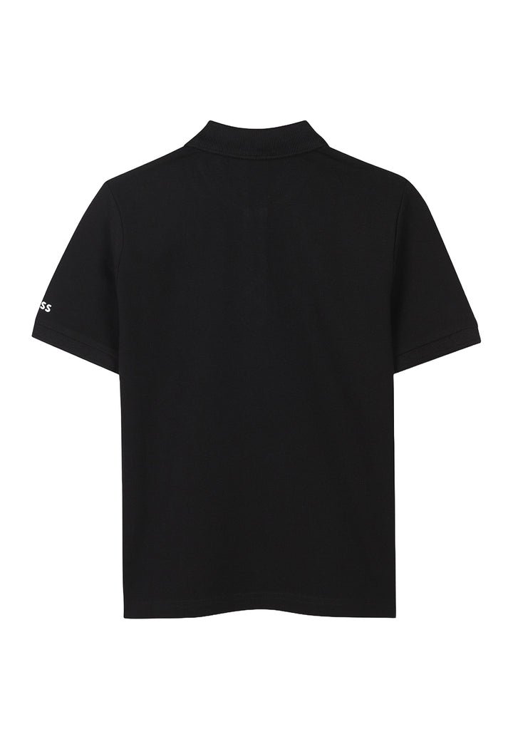 Schwarzes Poloshirt für Jungen