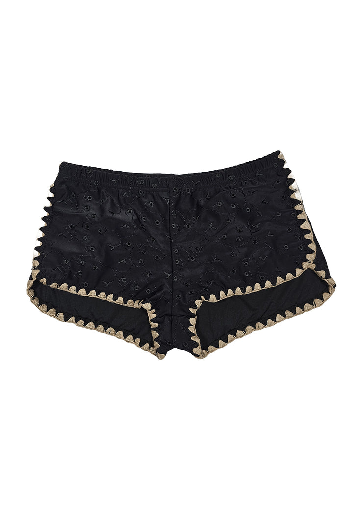 Short nero per bambina