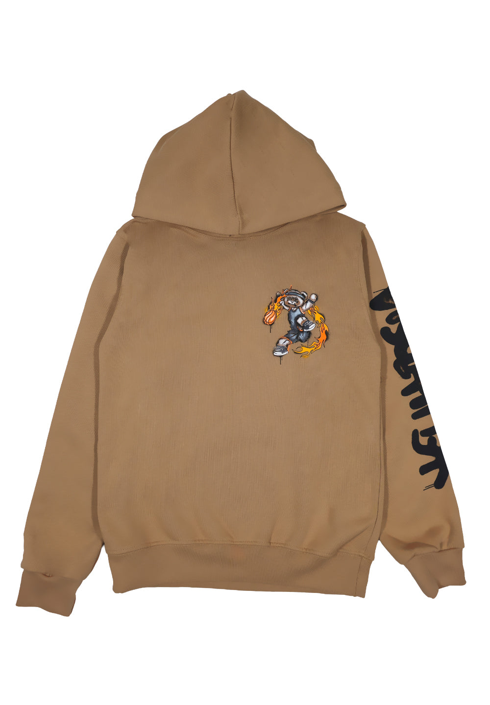 Sweat à capuche marron pour enfants
