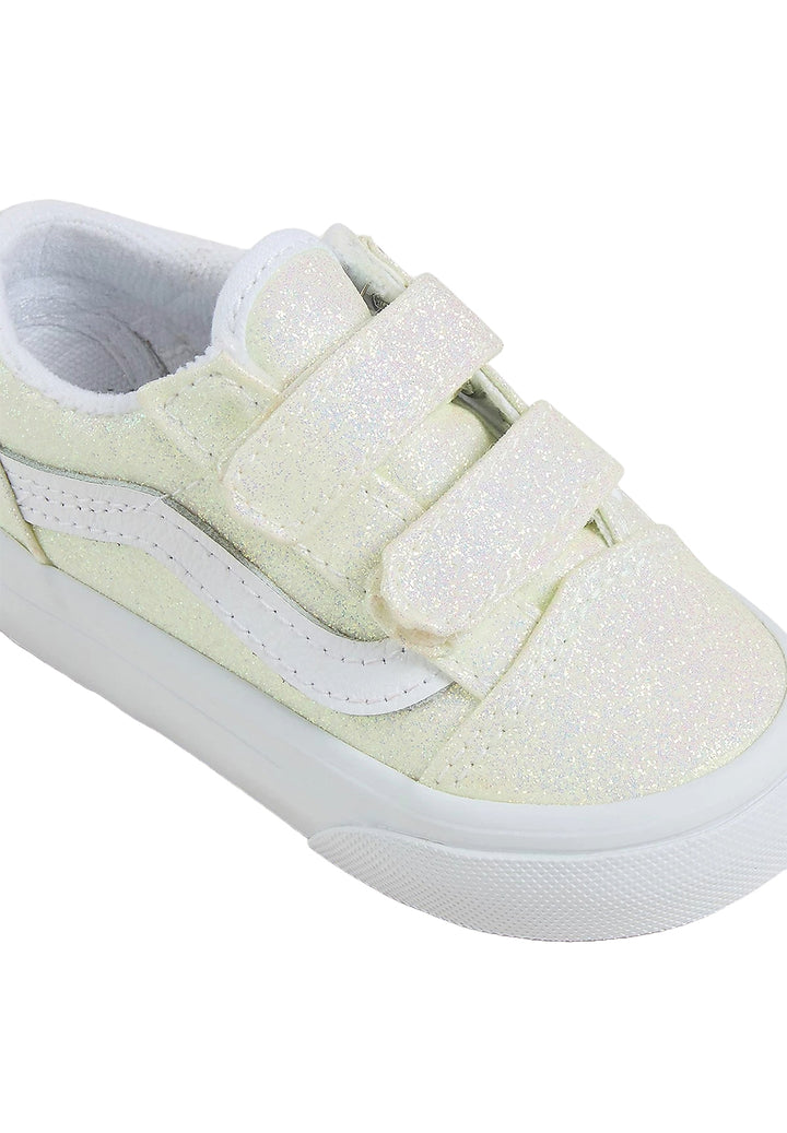 Weiß-rosa Schuhe für Neugeborene