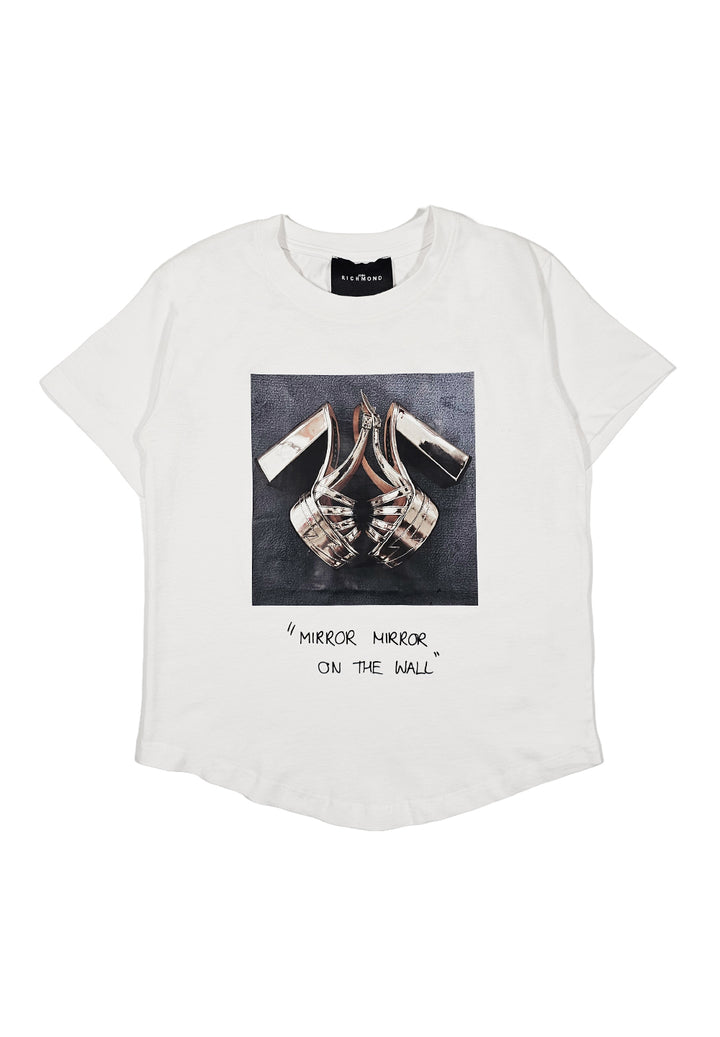 T-shirt blanc pour fille