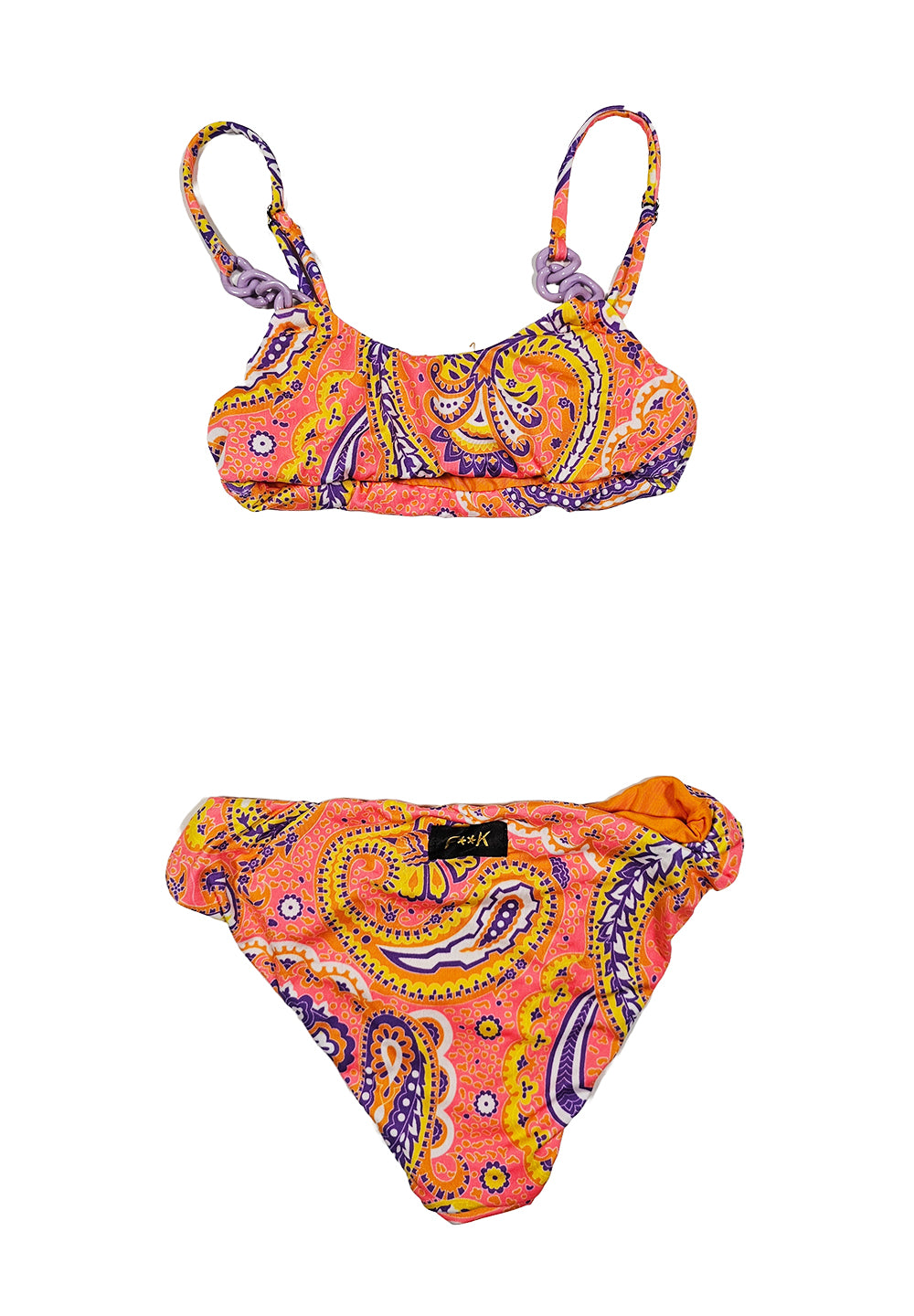 Costume bikini multicolor per bambina