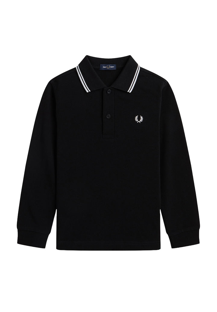 Schwarzes Poloshirt für Jungen