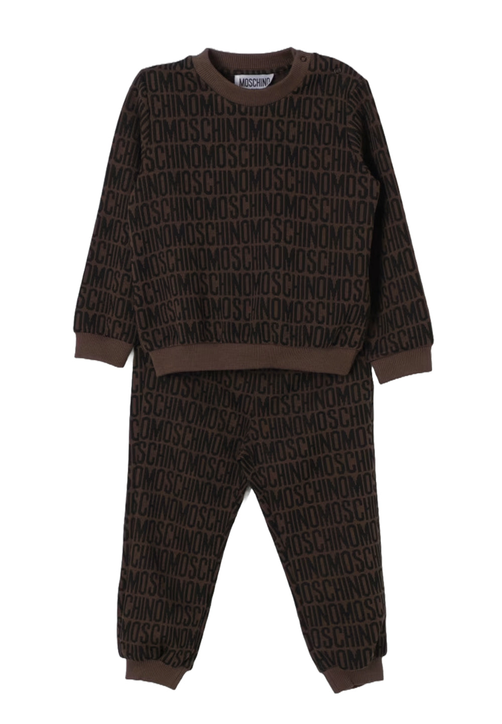 Ensemble sweat-shirt marron pour nouveau-né