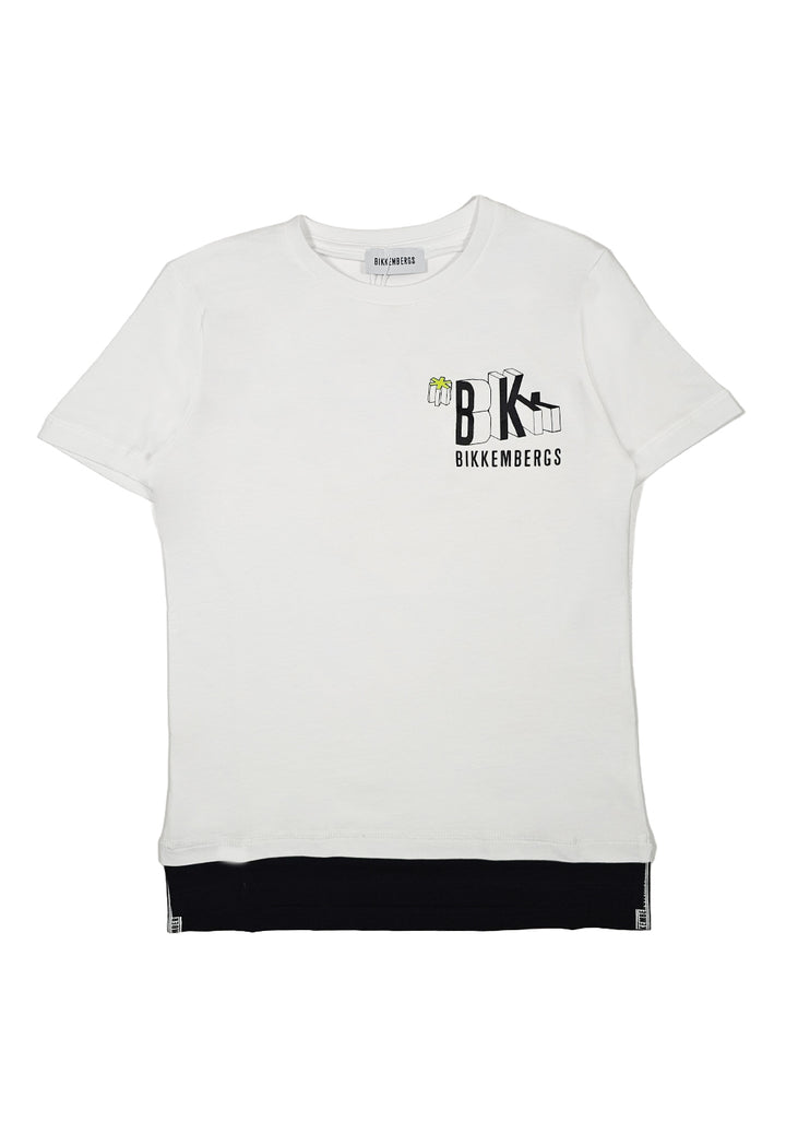T-shirt bianca per bambino