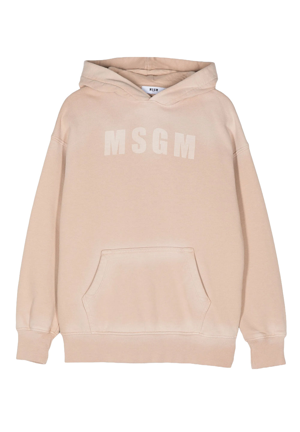 Maxi sweat à capuche beige pour fille