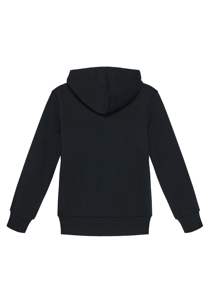 Sweat à capuche noir pour enfants