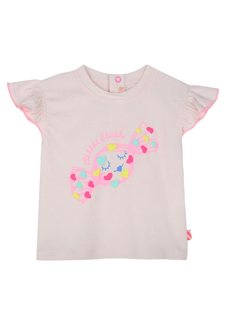 T-shirt rosa per neonata