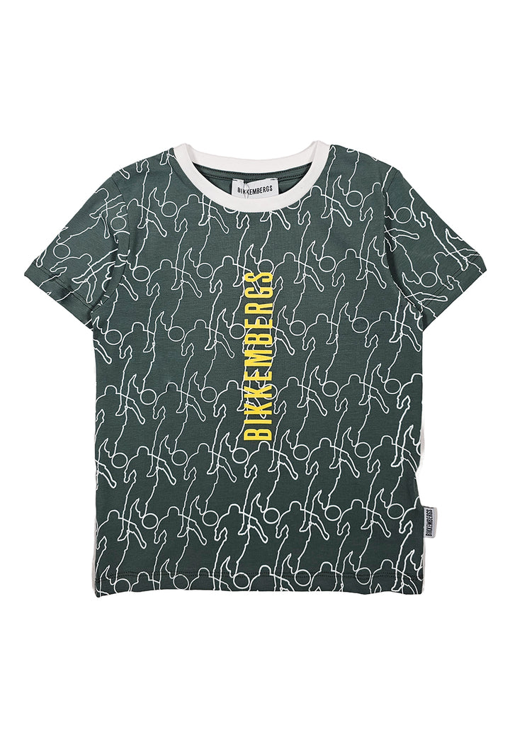 T-shirt verde per bambino