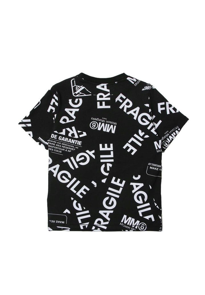 T-shirt nera per bambina - Primamoda kids