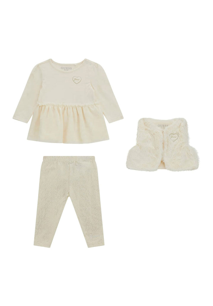 Completo crema per neonata