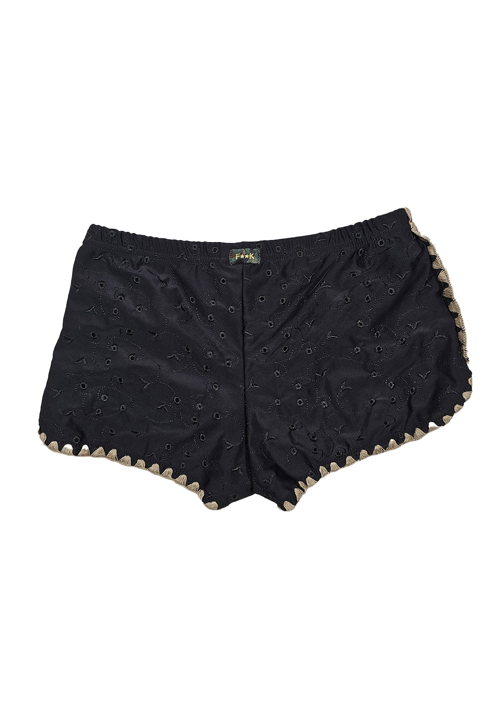 Short nero per bambina