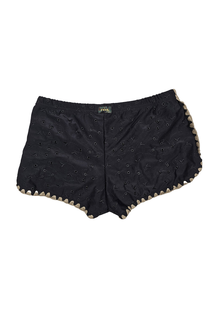 Short nero per bambina