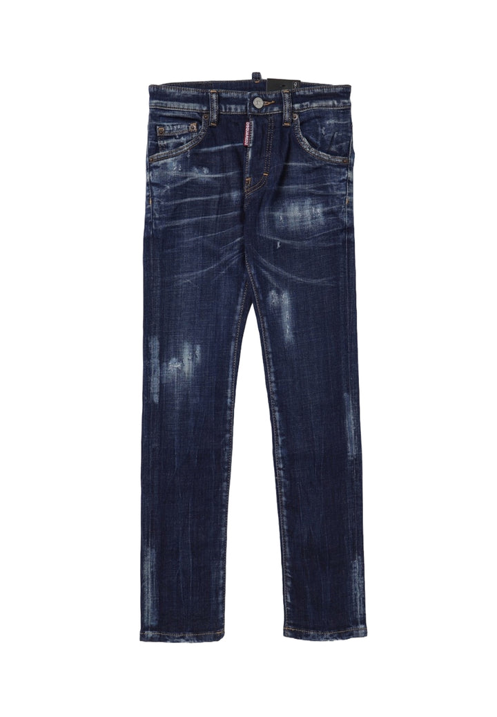 Jeans blu denim per bambino
