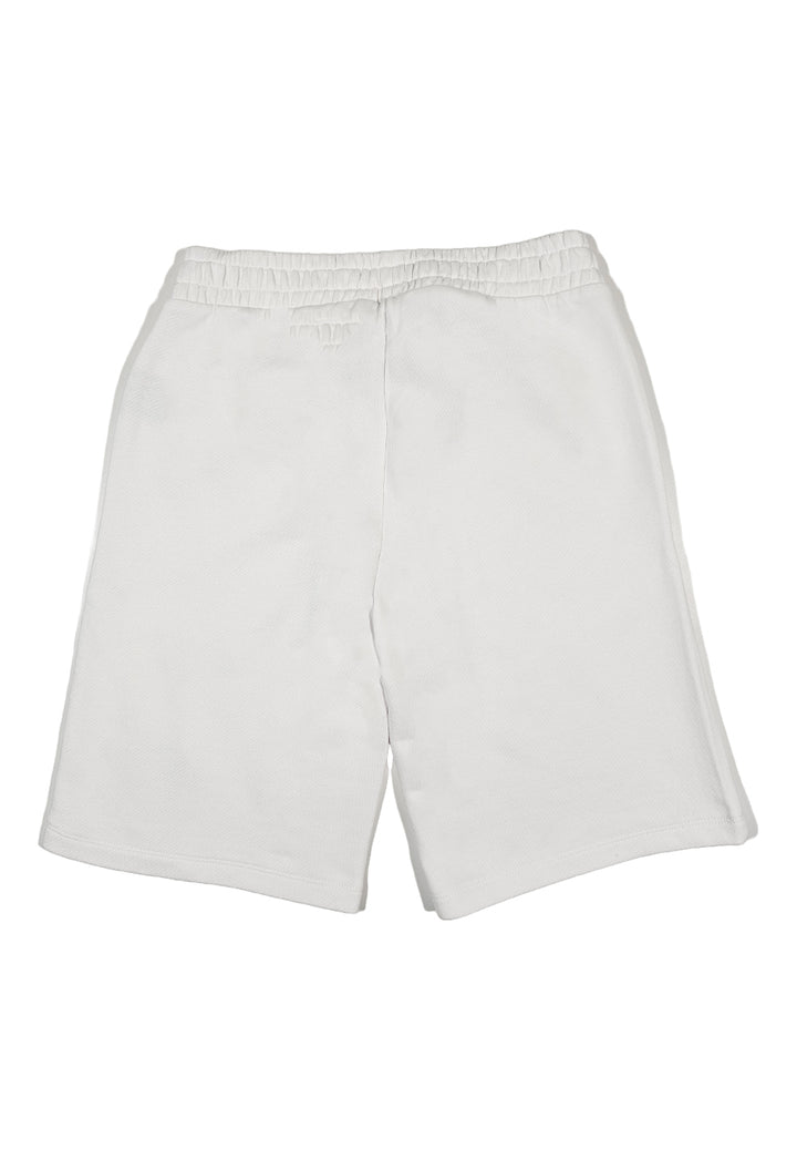 Bermuda felpa bianco per bambino
