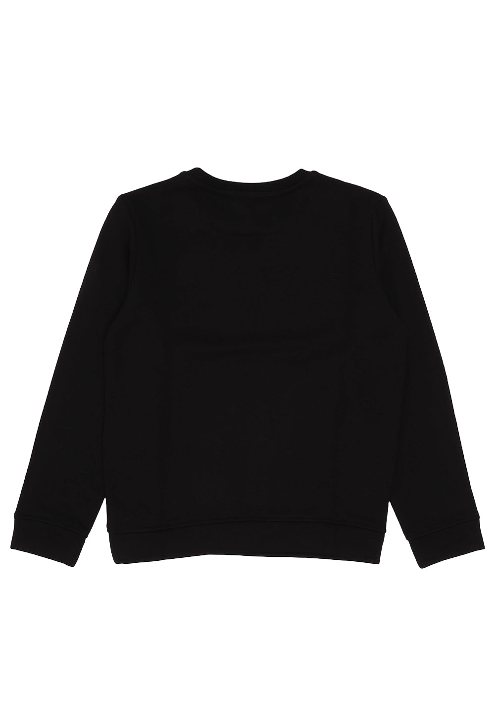 Sweat-shirt noir à col rond pour enfant