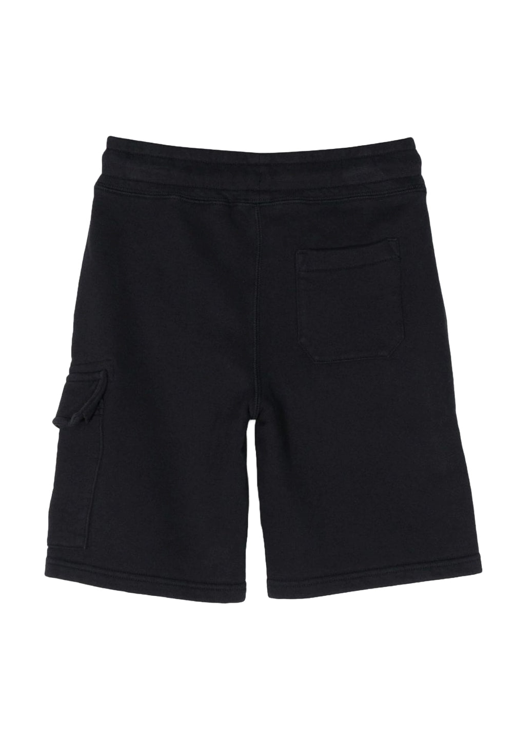 Bermuda felpa nero per bambino