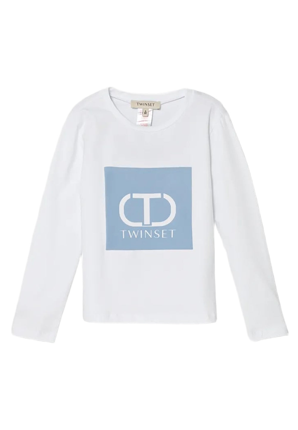 T-shirt bianca per bambina