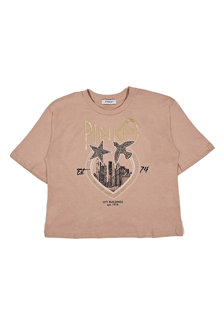 T-shirt rosa per bambina