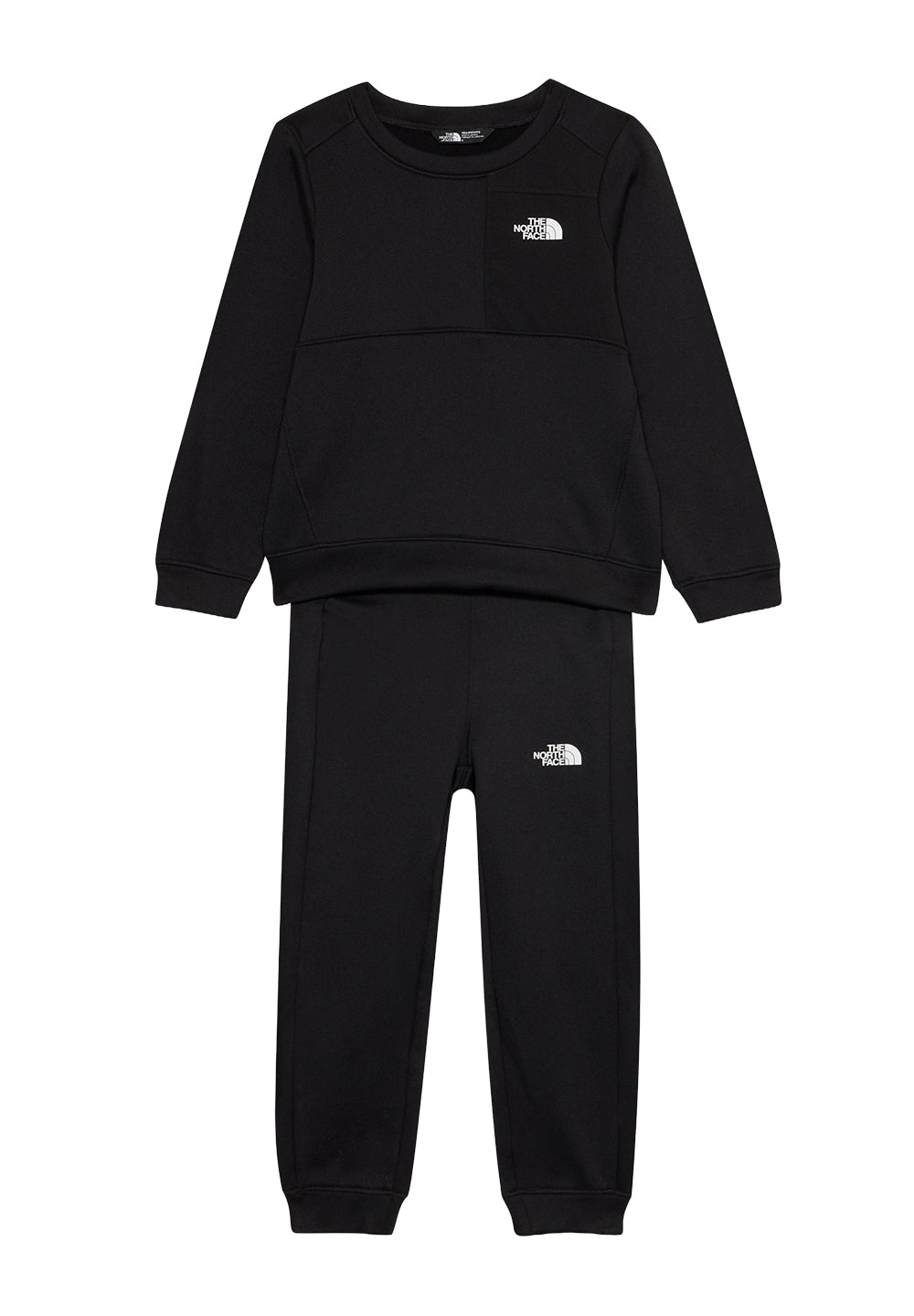 Completo felpa nero per bambino