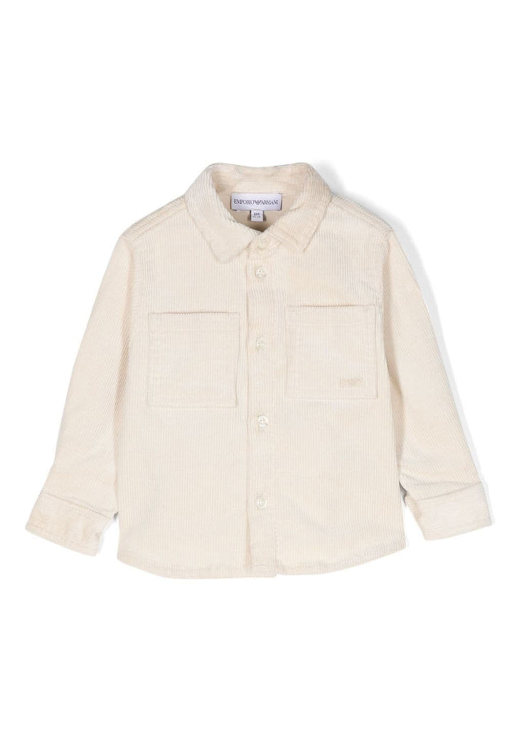 Camicia beige per bambino