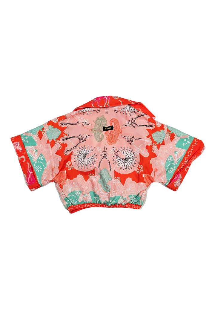 Top arancione per bambina - Primamoda kids