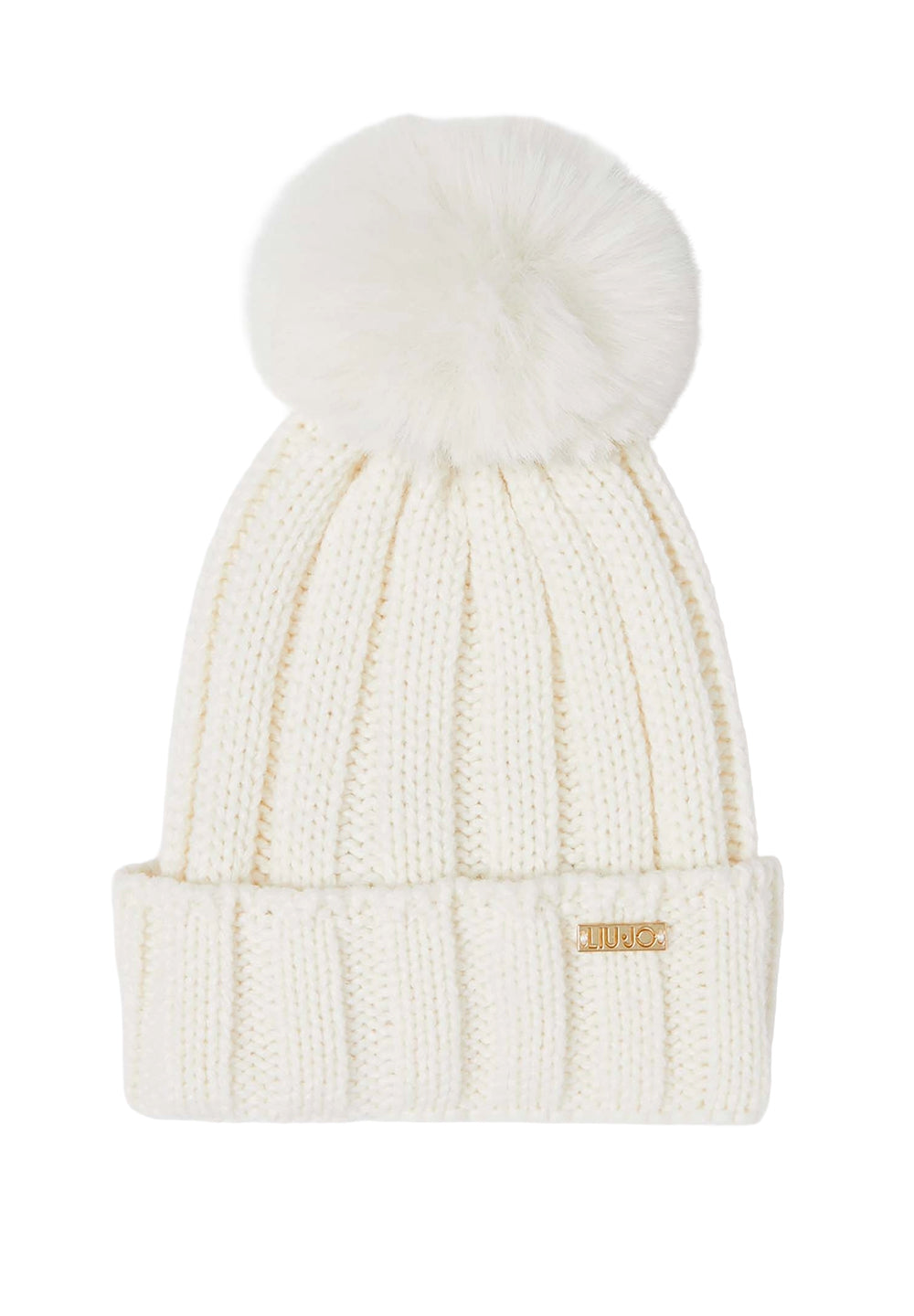 Cappello panna per bambina