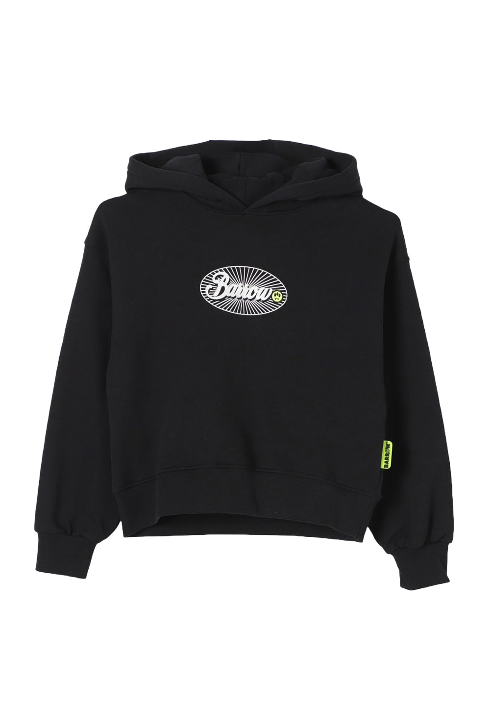 Sweat à capuche noir pour fille