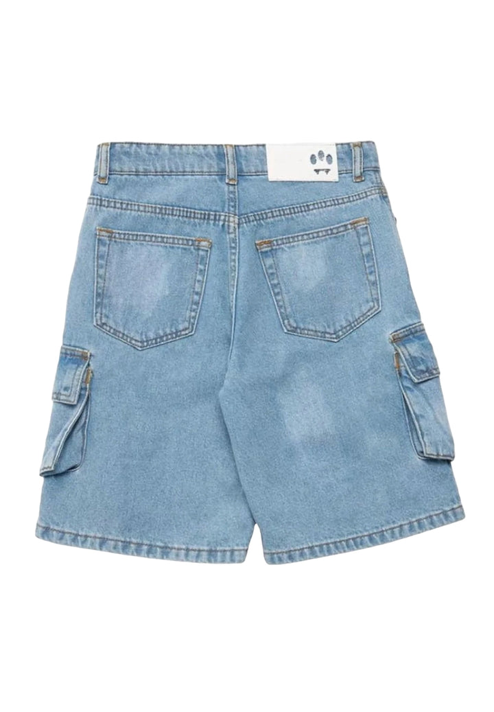 Bermuda blu denim chiaro per bambino