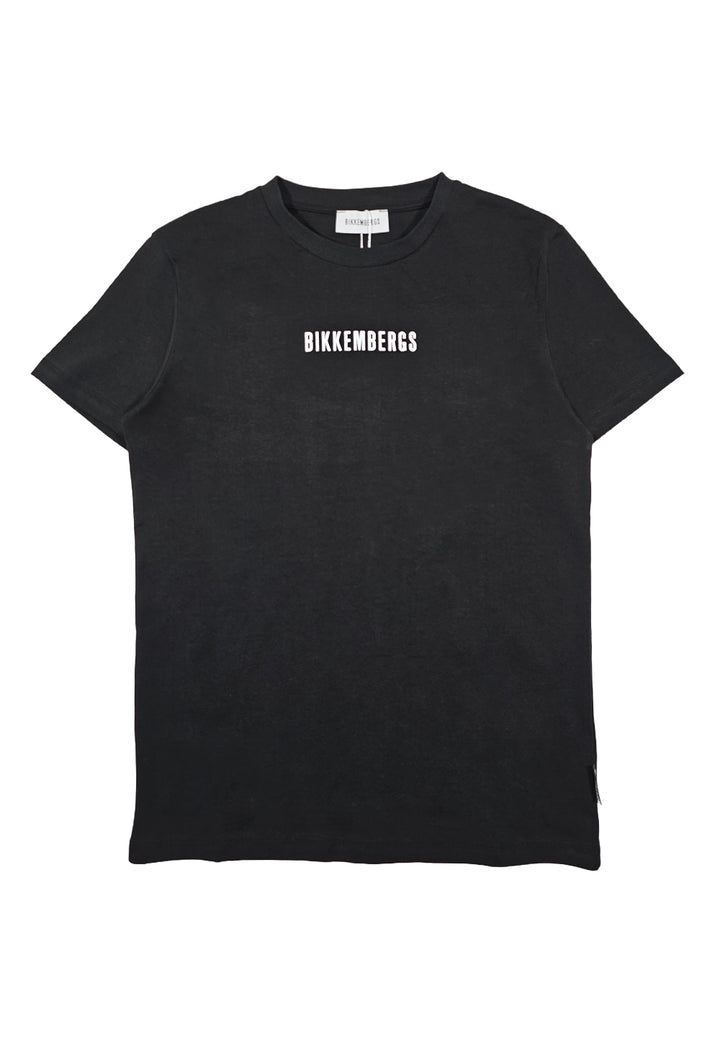 T-shirt nera per bambino