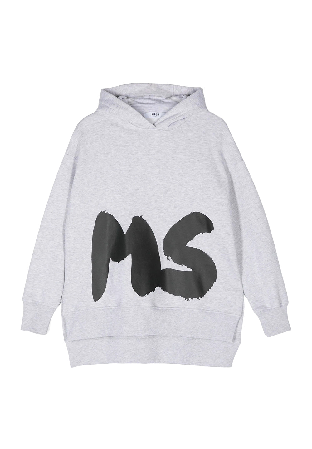 Robe sweat-shirt grise pour fille