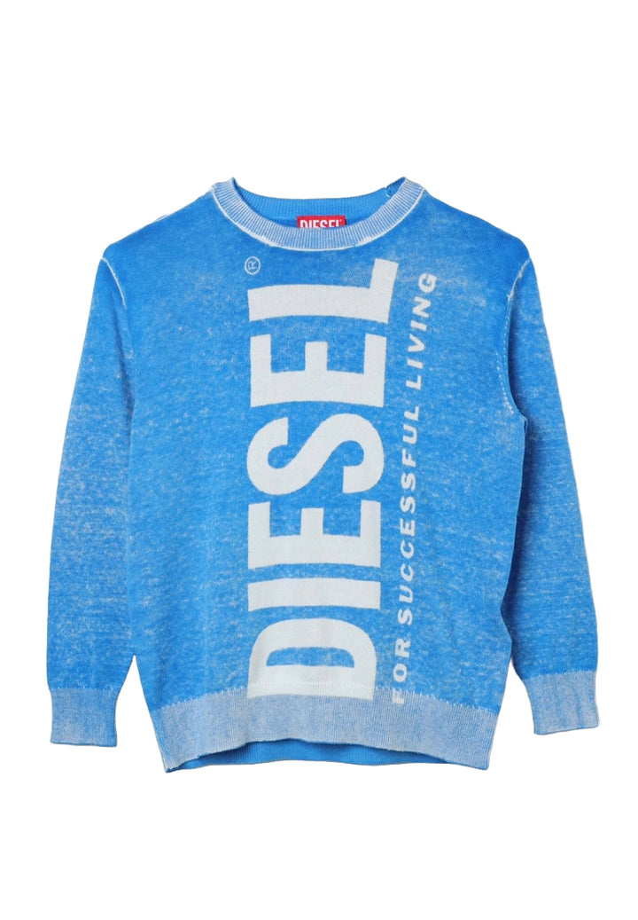 Blauer Pullover für Baby Jungen
